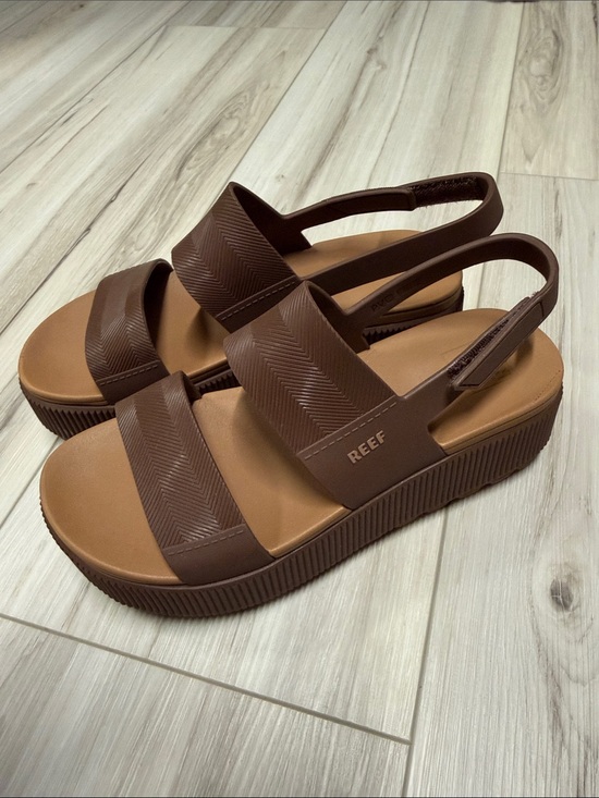 Reef Shoes - Reef High Water Vista Chocolate Brown Platform Sandals